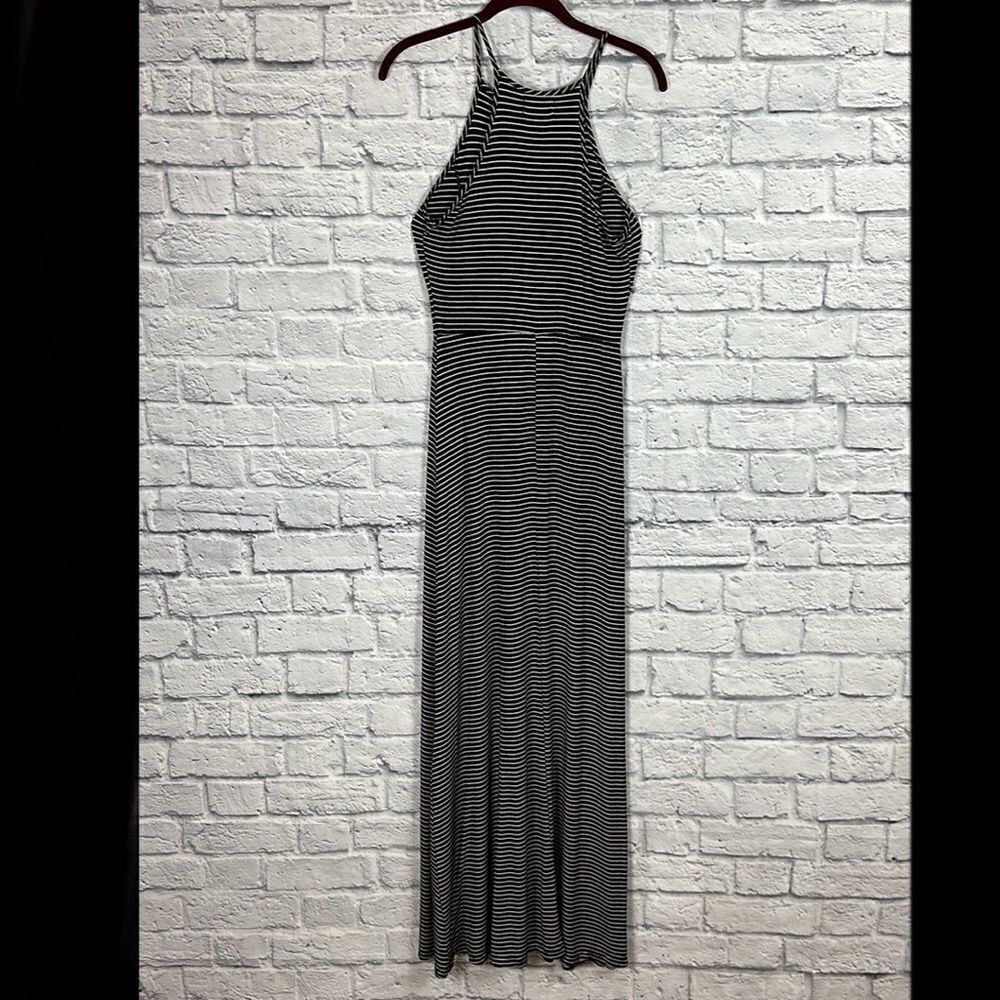 Exist Black and White Striped Maxi Dress Size Small - Picture 5 of 5
